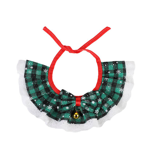 Collier coloré pour animaux de compagnie, avec-vert et noir S