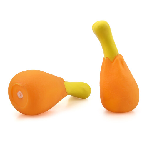 Bâton molaire interactif en forme de jambe de poulet pour chien,