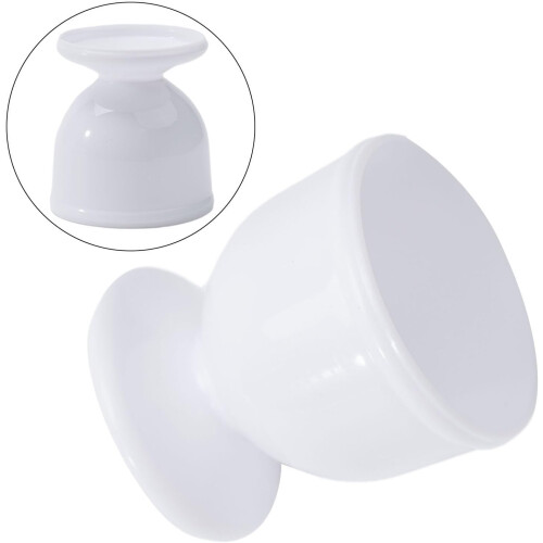 Egg Cup Holder Set White Plastic 8Piece Lightweight Boiled Egg Cups For Breakfast And Dining Kitchen Gadgets 2