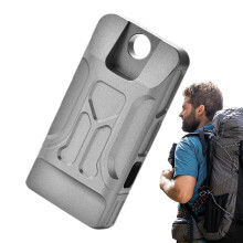 Survival Whistle Pitch For Outdoor Hiking Camping Hunting Fishing Kayak Stainless Steel Compact Size Safety