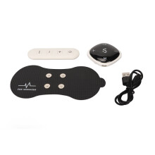 Kit complet de gestion de la douleur, technologie EMS, batterie au lithium rechargeable, intensité personnalisable, électrodes pré-gelées, format