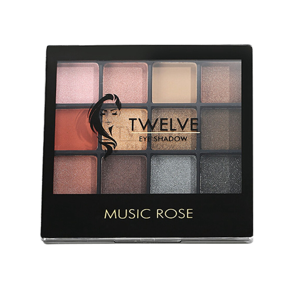 Matte Shimmer Eyeshadow Palette, Long Lasting Waterproof Highly Pigmented Blendable Shades Velvet Texture Hypoallergenic Natural Formula Suitable for