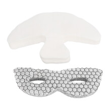 Wegwerp oog- en voorhoofdmaskers met verkoelend effect en anti-rimpelbehandeling, 200 stuks (100 oogmaskers en 100 voorhoofdmaskers) voor diverse