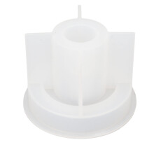 Molde para portavelas de decoración nupcial con moldes de resina de silicona fáciles de limpiar, molde de arte y manualidades para crear un