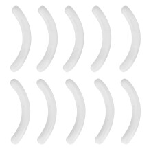 Gummi-erstatningsputer for øyenvippebøyer Myke, slitesterke, elastiske bøyputer med kurvet design Enkel å installere Universell passform