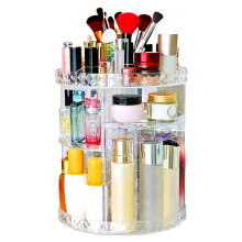 Efficient Beauty Hub, priehľadný organizér na make-up s veľkou kapacitou, nastaviteľné vrstvy pre flexibilné skladovanie, multifunkčný