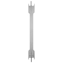 Outil de mesure des brackets orthodontiques compatible Android, design à tube acoustique, support antidérapant, ensemble d'instruments en acier