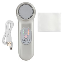 Elektrische huidverzorgingsset met warm en koud gezichtsmassageapparaat en microstroom gezichtstonerfunctie voor het verminderen van rimpels en