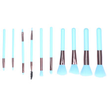 Tragbarer, robuster Make-up-Pinsel im Stiftformat mit Doppelspitzenfunktion für Nagelkunst und Gesichts-Make-up, zum Hervorheben, Verblenden und