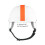 Casque pour animaux de compagnie, réglable et-blanc orange M 3