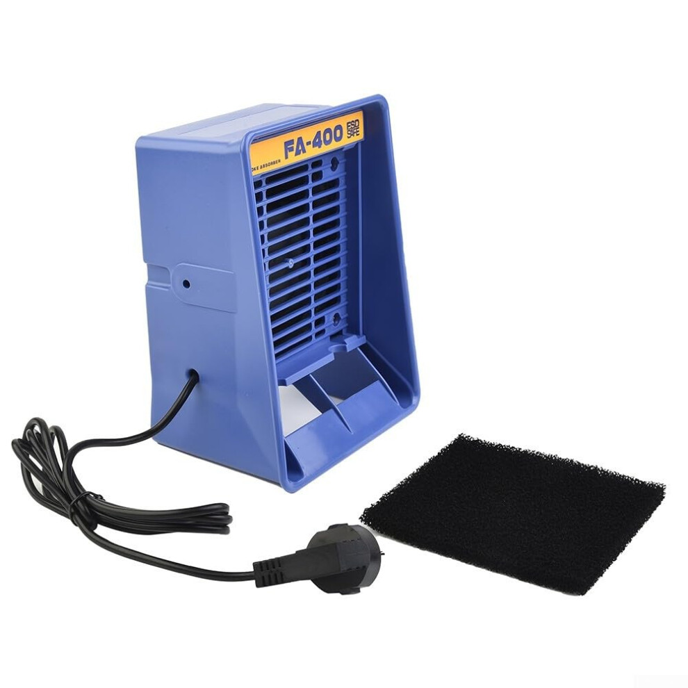 Solder Fume Extractor With 80% Carbon Filter, 220V Efficiency Smoke Removal Fan 9187378603765