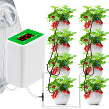 Automatic Plant Watering System with 8Zone Precision, Smart Timer, USB Rechargeable for Indoor Outdoor