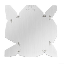 Practical Drill Bits Angle Gauge Stainless Steel Clear Measurement Scale For Drill Bits