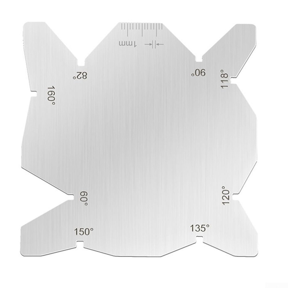 Practical Drill Bits Angle Gauge Stainless Steel Clear Measurement Scale For Drill Bits 9347817835793