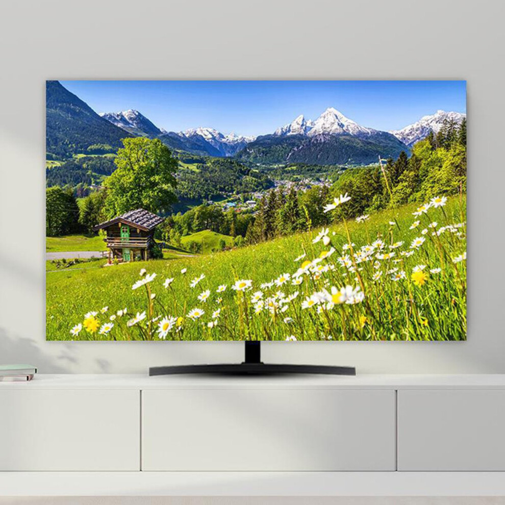 Tv Protector Cover Dustproof Tv/Pc Display Protector Fits 3280 Inch Displays Grass 75 Inch Green 9187378604076