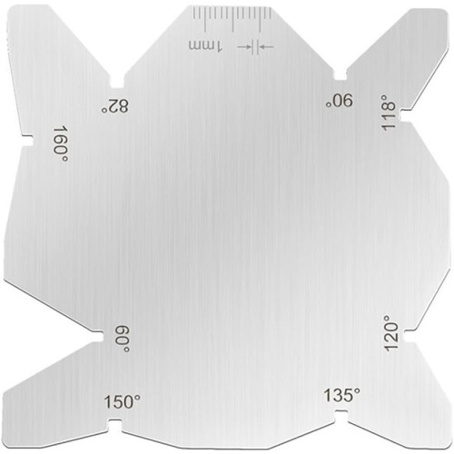 Practical Drill Bits Angle Gauge Stainless Steel Clear Measurement Scale For Drill Bits 1