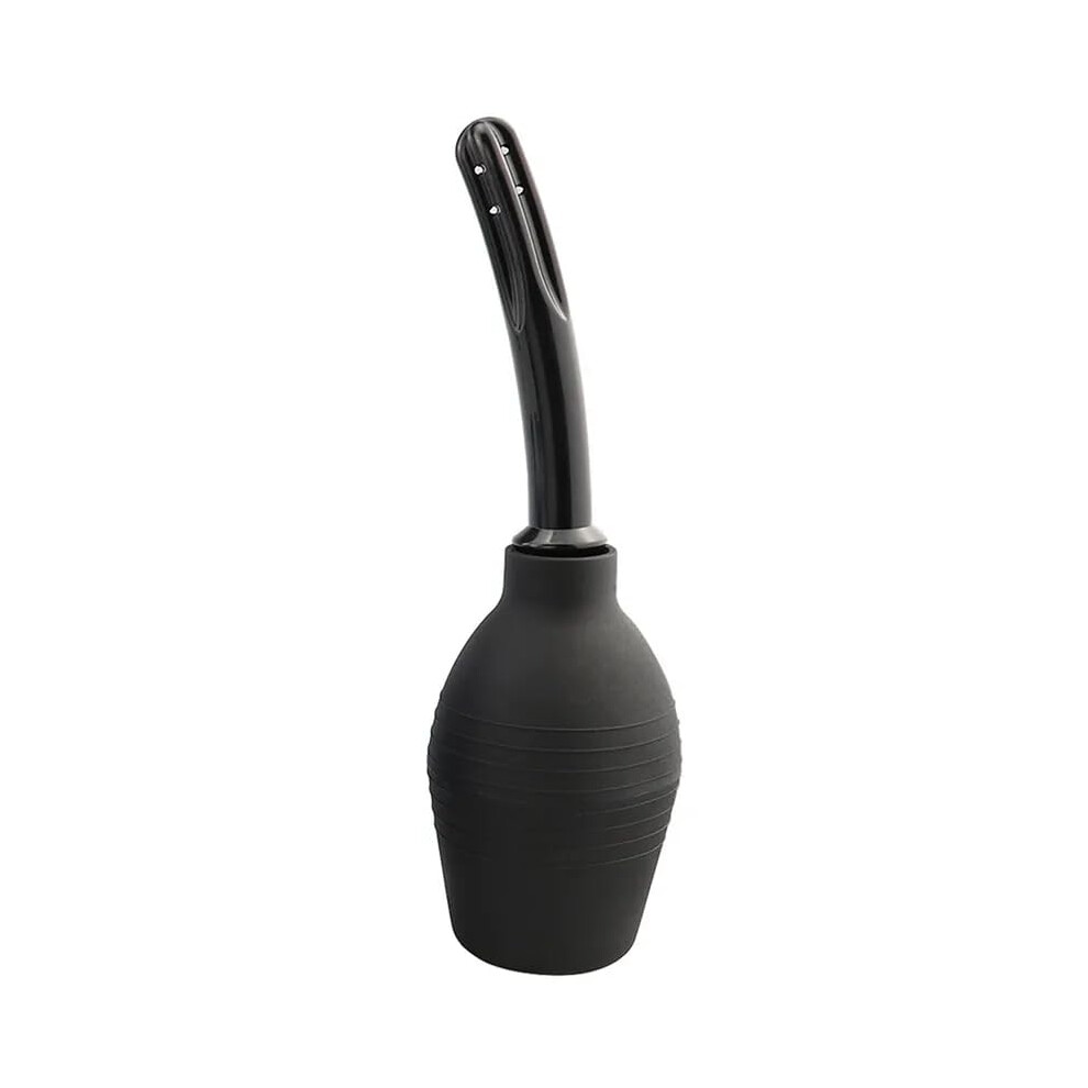310ml Anti Backflow Anal Douche Enema Bulb with 5 Nozzles, BodySafe Silicone for Colon Cleansing