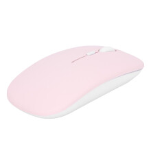 Kabellose pinke stumme Ultra-Dünn Gaming-Office-Maus, 1600 DPI
