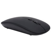 Drahtloser Stummschaltbarer Smart Ultra-Dünner tragbarer Gaming- und Büro-Maus Schwarz