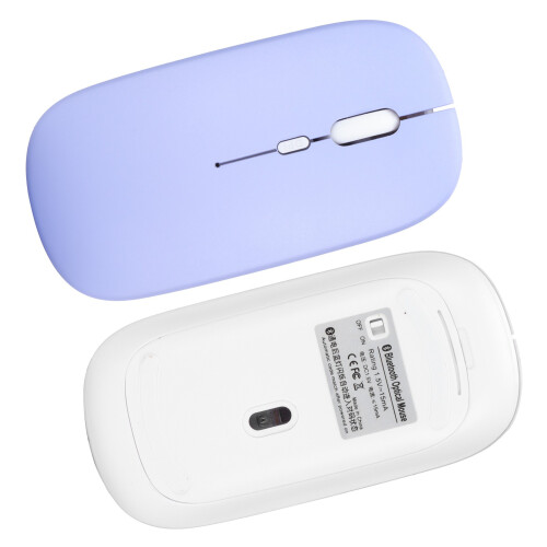 Purple Wireless Portable Gaming Mouse, 1600DPI, BT 5.2 2