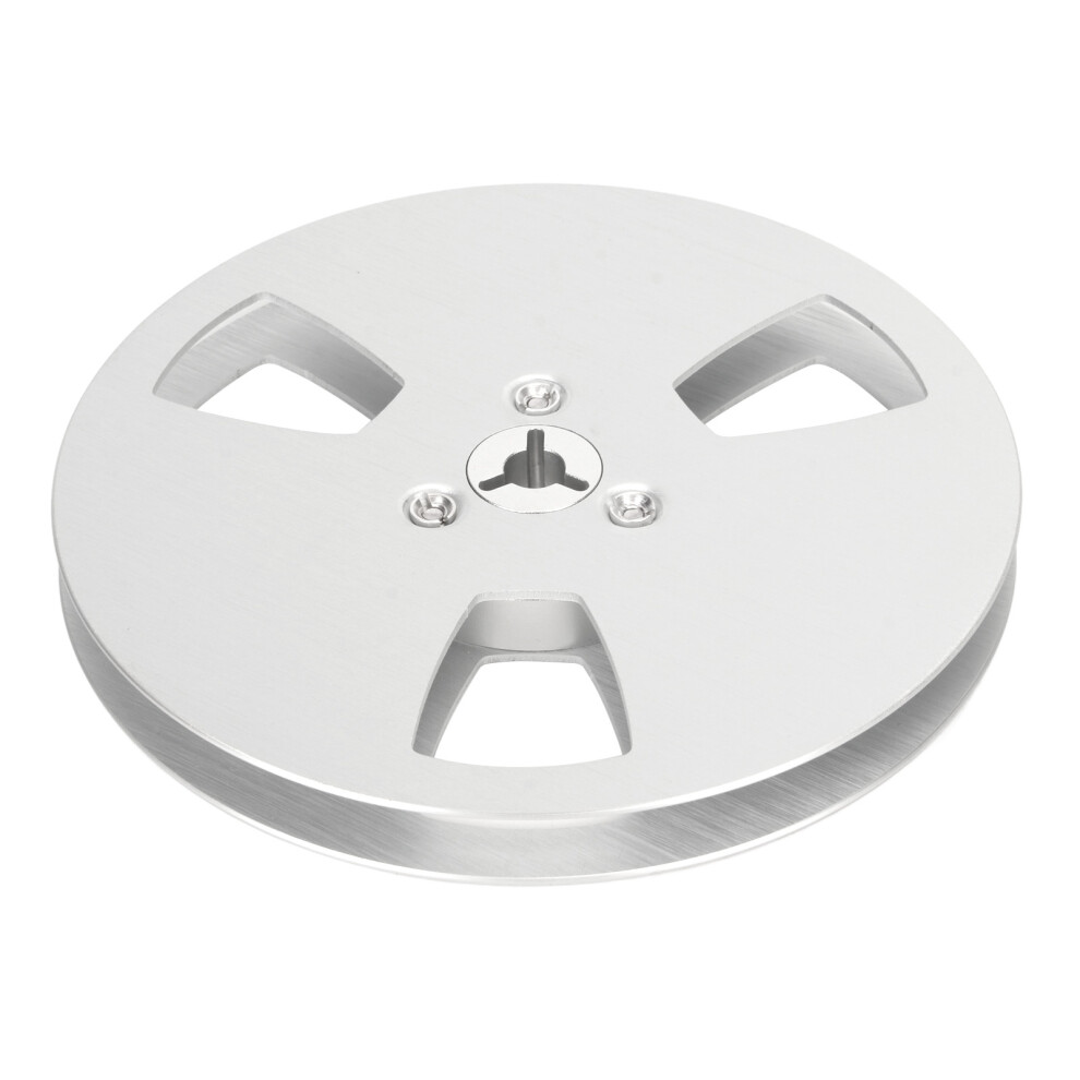 5 Inch Aluminum Alloy Empty Tape Reel For 1/4In Reel To Reel Tape, Silver 5051377533689