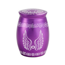 Petite urne commémorative pour chats et chiens,-Violet