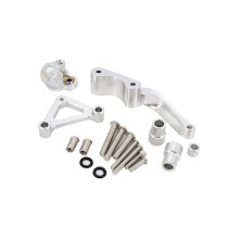 Motorcycle Steering Damper Kit for Ducati Monster 696 795 796 with Handlebar Stabilizer Silver Bracket