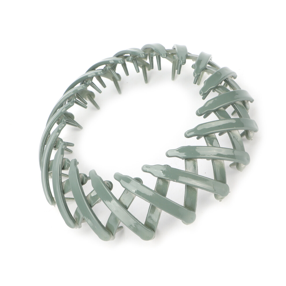 Green Bird Nest Style Hair Clamps Durable Hair Accessories For Bun & Ponytail