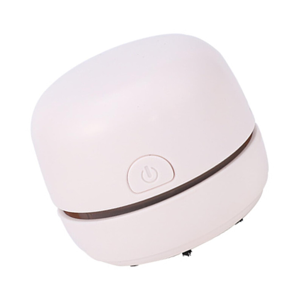 Crumb Sweeper Portable Desktop Cordless Usbcharging With Brush, For Home Office, Compact Size White 9187378604991