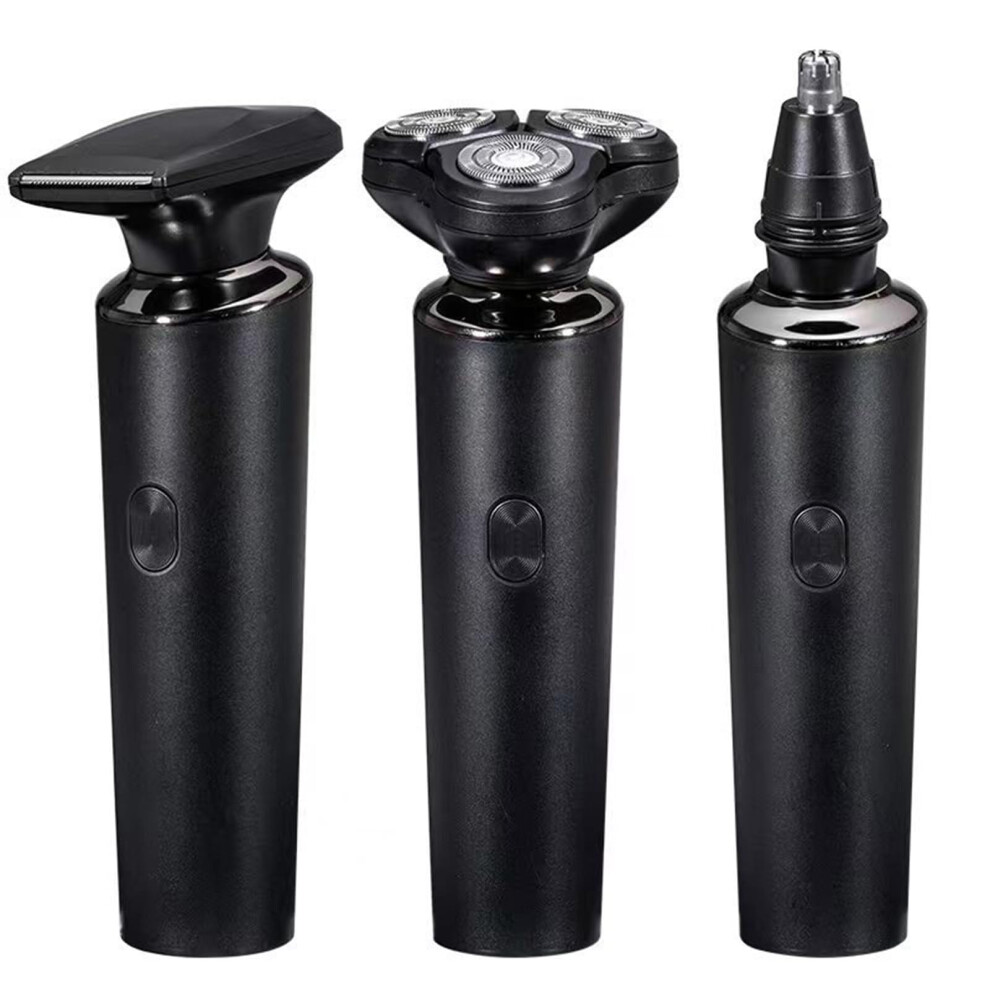 Electric Shaver for Men Waterproof Rotary Beard Trimmer USB Rechargeable Grooming Tool