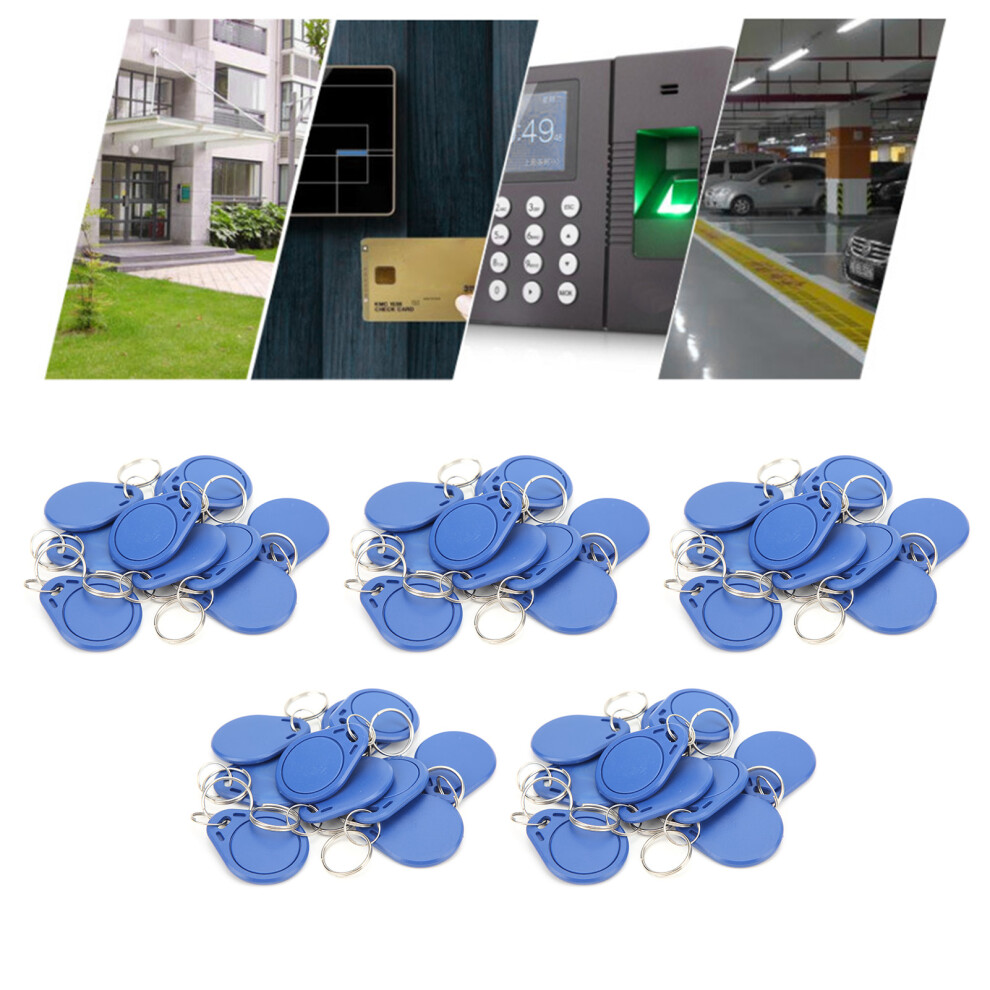 50Pcs 13.56Mhz Rewritable Ic-Cuid Key Tag For Access Control & Attendance 3121377537399
