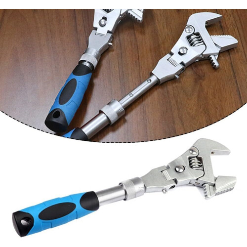 5 In 1 Adjustable Wrench For Water And Electrical Systems, 10Inch Compact Design, Bagged 2