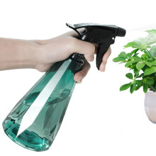 Spray Bottle 500ml, Refillable Garden Mister, 23.5x8.5cm Plastic, LeakProof Green Atomizer Plant Sprayer for Cleaning