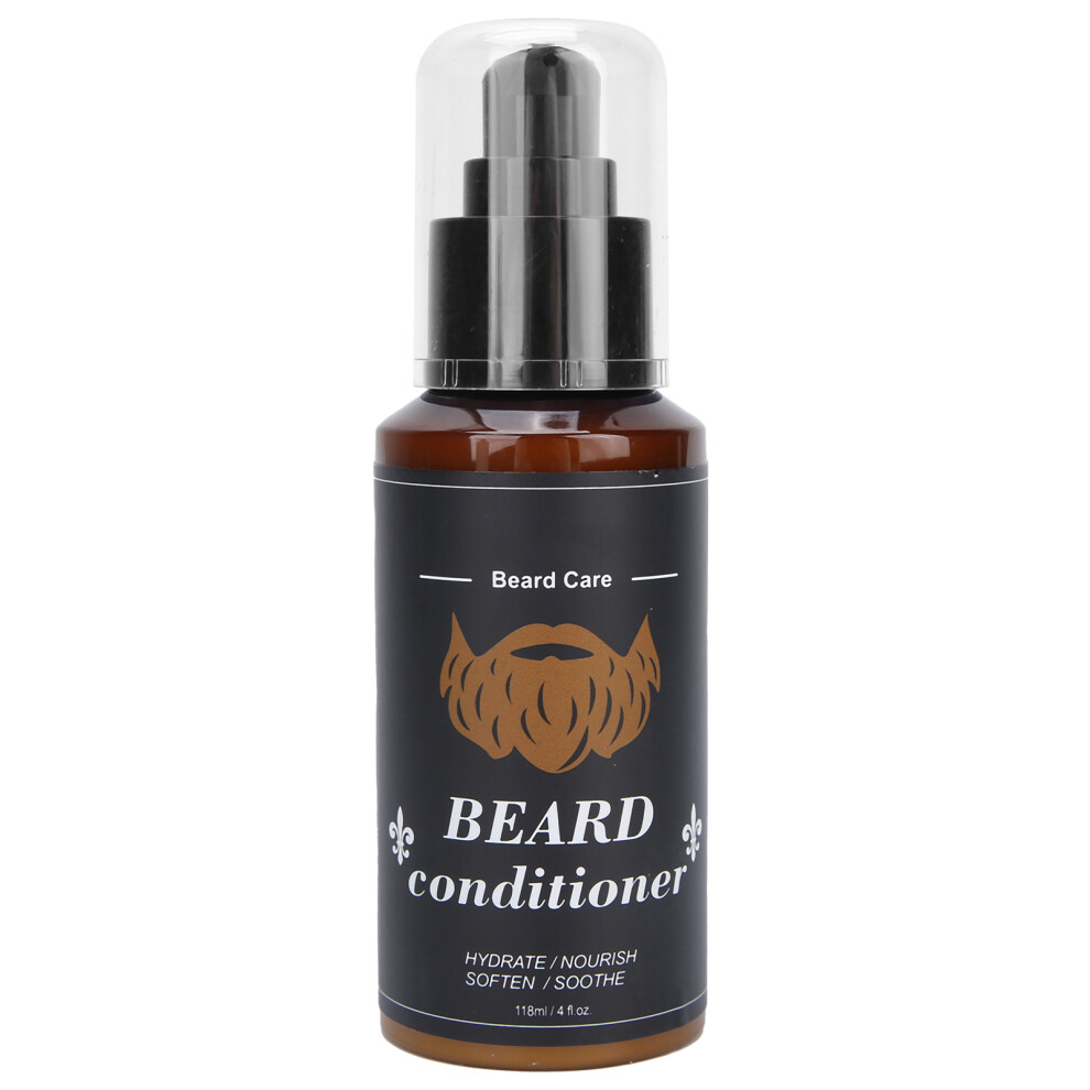 Beard Care Set, 118ML Conditioning Oil Fair Trade Shea Butter, Organic Ingredients, Promote Growth, Cleanse, Remove Dander, Solve Itching and
