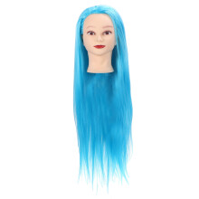 Tête de poupée de coiffure, 66-71 cm, cheveux en fibre résistante aux hautes températures, idéale pour les tresses, les coupes et les coiffures