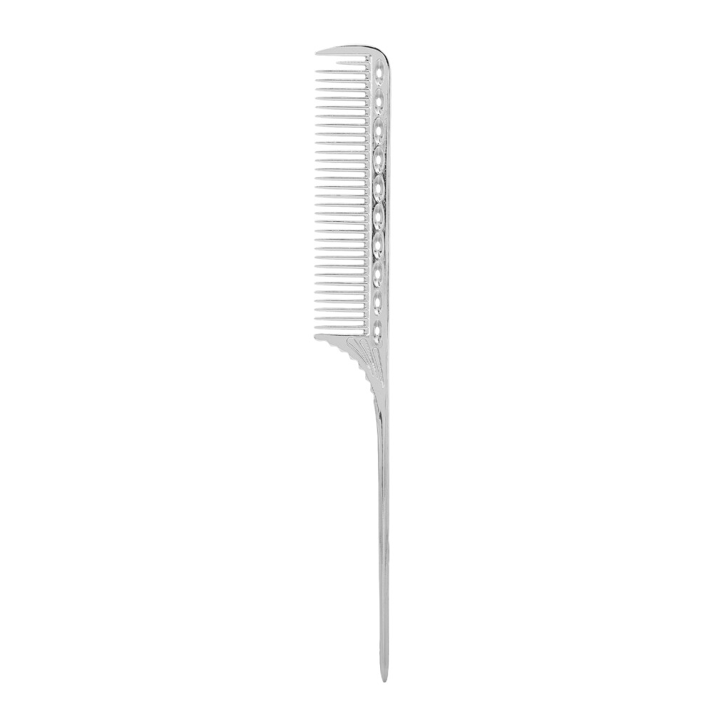 Antistatic Aluminum Combs for Cutting, Heat Resistant to 356F, Stainless Steel Pintail for Salon Professionals, Fine Teeth for Precision, Durable