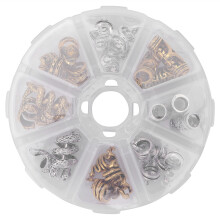 Perfect For Beard And Braided Hair: Spring Clasp Accessories, Simple Design, Light Weight, Compact, Safe And Eco-Friendly
