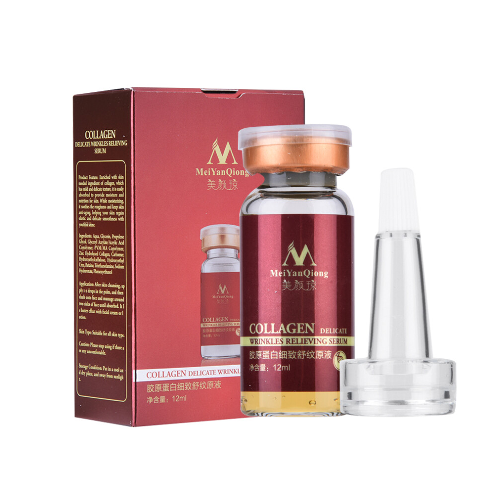 Korean Beauty Elixir Serum, Non-Greasy Marvel Formula With Triple Collagen For Smooth And Radiant Skin, Long-Lasting Moisturization (12Ml)