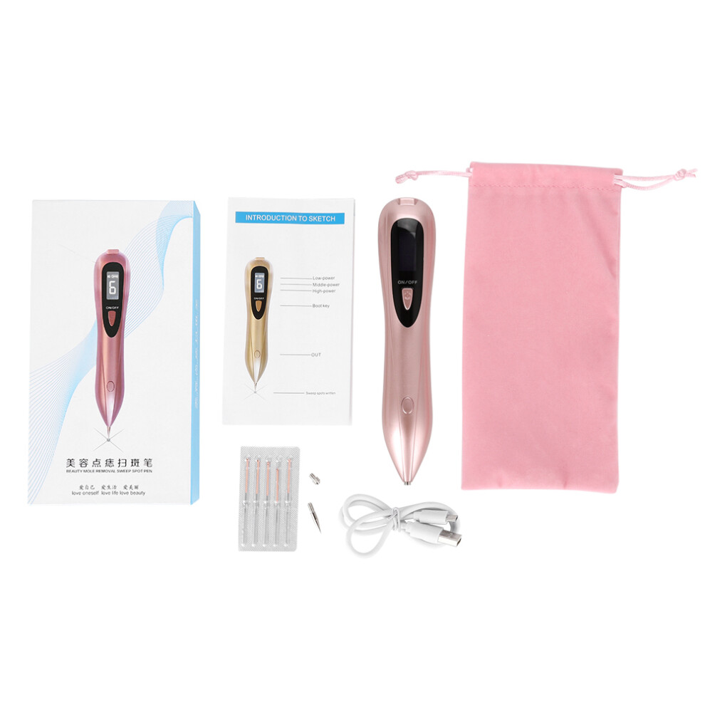 Facial Pore Cleaner Skin Tag Removal Tool Rechargeable Device Precision Targeted Approach Electric Ion Technology Non-Toxic Stainless Steel Built-In