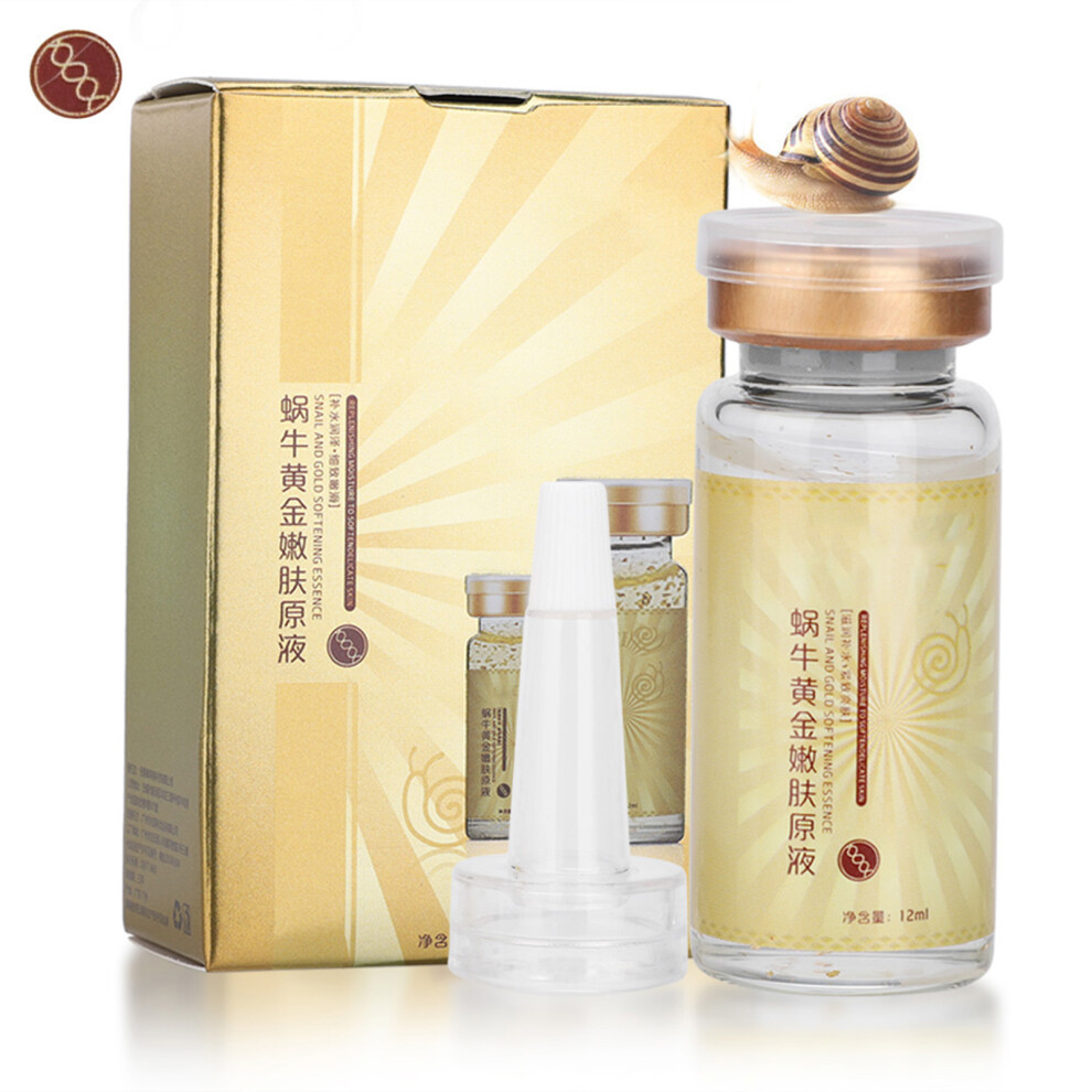 Gold Elegant Essence Serum, Anti-Wrinkle Treatment For Improved Skin Elasticity, Protein Thread And Collagen Thread For A Youthful Complexion, All Sk