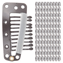 Accesorii elegante pentru peruci, cleme pentru extensii de păr pentru susținere sigură a scalpului, instrumente de pieptene cu fixare rapidă din