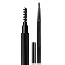 Roterende øjenbrynsblyant af høj kvalitet med syntetiske fibre, vandtæt, fin spids, dobbeltendet børste, præcisionsmakeupværktøj,