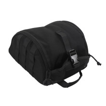 Verstellbare Canvas-Helm-Tasche für Camping-Helme Schwarz Kratzfest