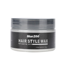 Modieuze pomades voor gemakkelijk te verwijderen en tijdelijke haarwax, met gezonde ingrediënten, voor mannen en vrouwen (wit), perfect voor