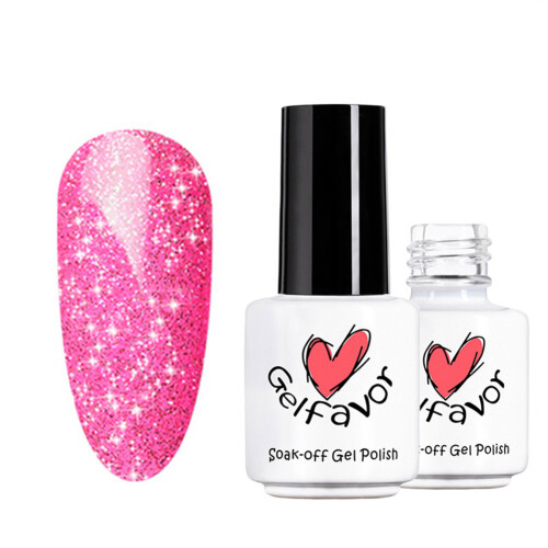 Υπερλαμπερό βερνίκι νυχιών με βάση λεπτής κοκκώδους πούδρας, τζελ άμεσου