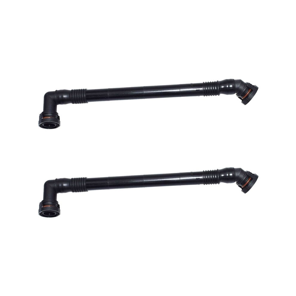 2X 11611432559 Pcv Crankcase Valve Breather Vent Hose For E36 E46 E39 E60 E53 Black 6032052729992