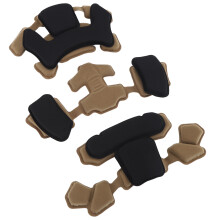 Kit de rembourrage pour casque universel, mousse en éponge, coussin intérieur, pads de protection bruns