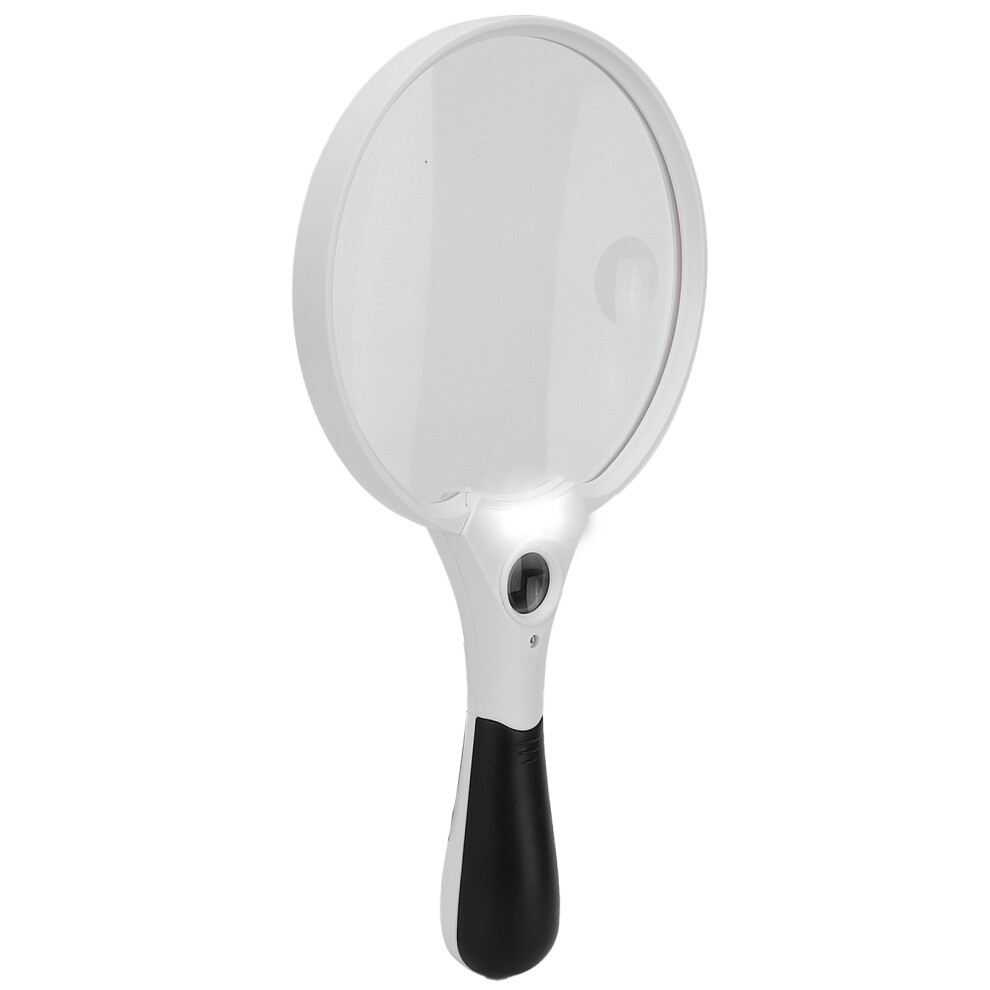 Multifunctional Handheld LED Magnifying Glass 27.5x14cm Reading Lens