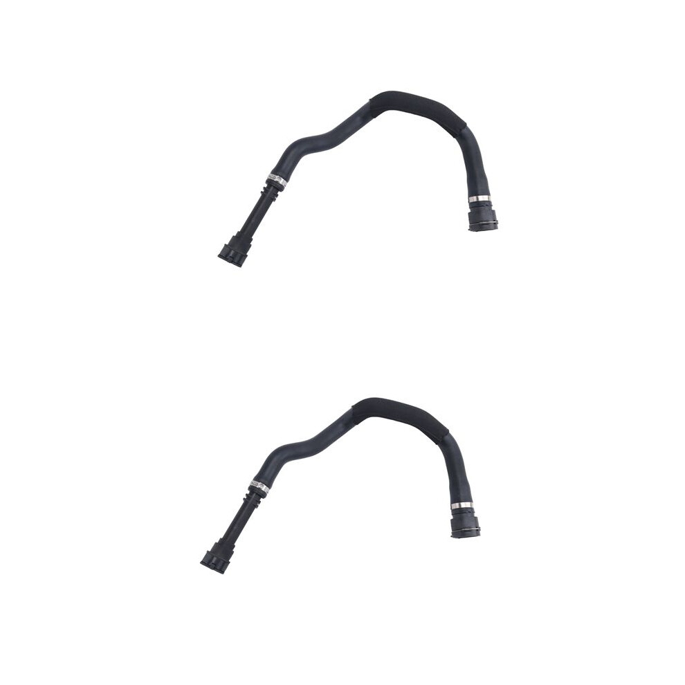 2X 8641078 Below Water Coolant Radiator Pipe Hose For S60 S80 Xc60 31657657 Black 6032052776231