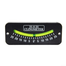 Compact Marine Inclinometer For Outdoor Adventures And Sailing On Boats, 25Degree Tilt